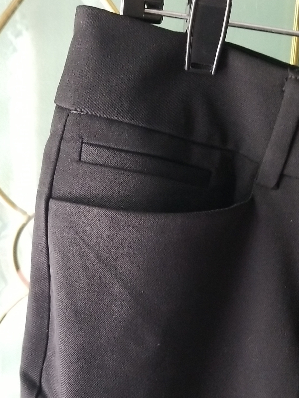New York  and Company Black Dress Pants - Bootcutt Fit - Picture 3 of 8
